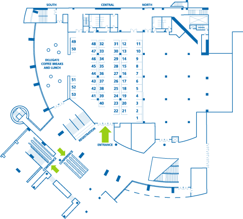 SecurPort Trade exhibition floorplan